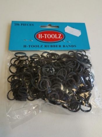 Rubber Bands Black 250pc